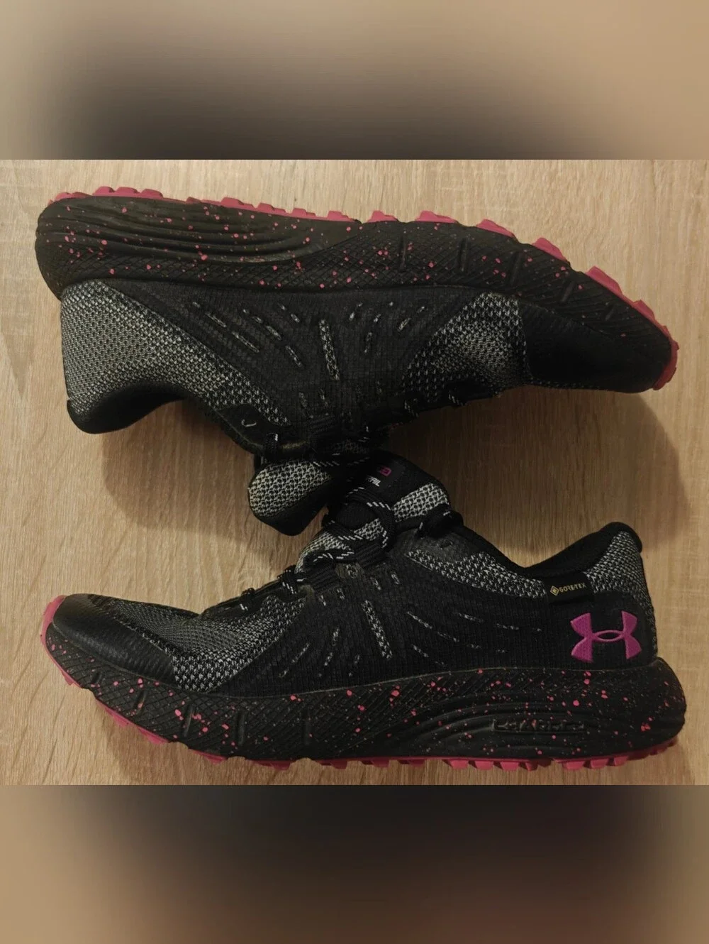 Under Armour Charged Bandit Trail GTX Gore-Tex Black Women’s Size 7 EU 38 Trail